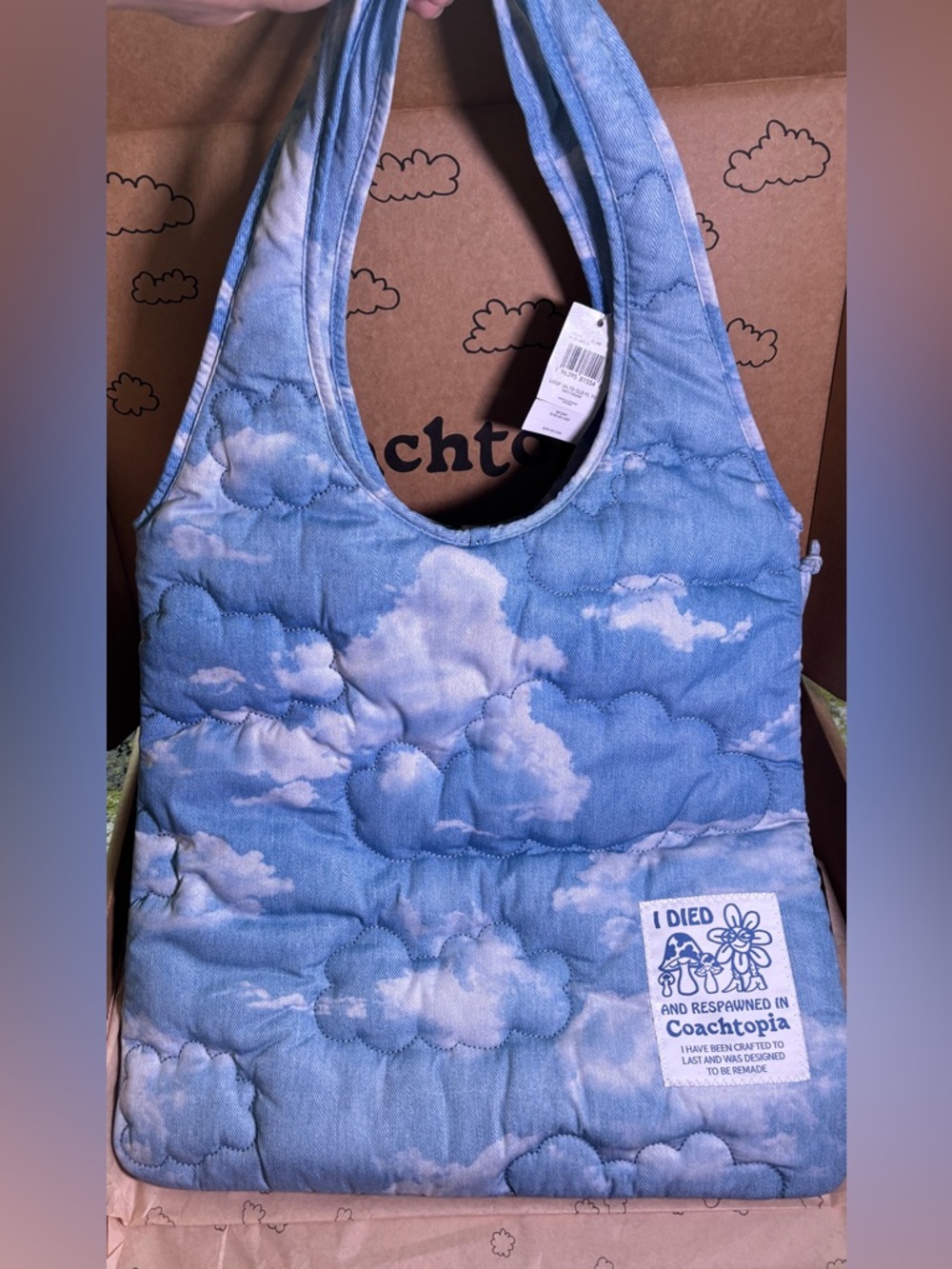 Coachtopia Loop Quilted Flat Tote